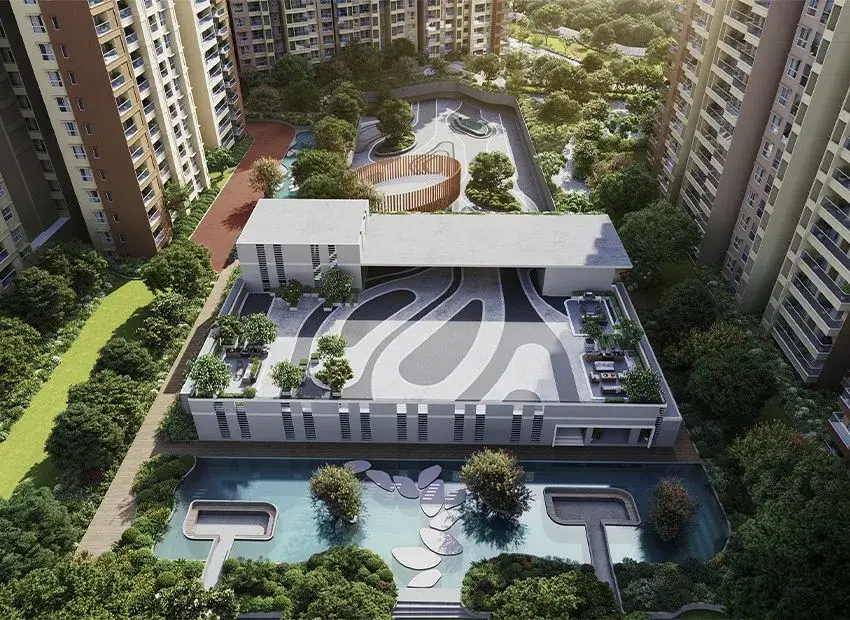 Prestige Evergreen clubhouse concept