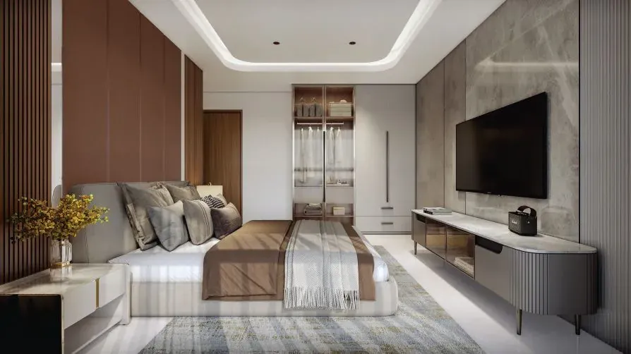 Prestige Evergreen living room interior concept